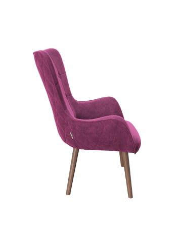 Playboy Sessel "BRIDGET" in Purple - (B)68 x (H)99 x (T)77 cm