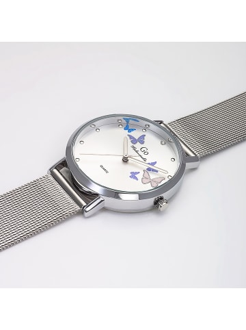 Girl Only Analog-Armbanduhr Girl Only GO in silber mittel (ca. 34mm)