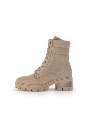 Gabor Comfort Biker Boots in beige