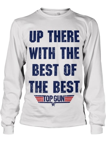 TOP GUN Longsleeve in Weiß