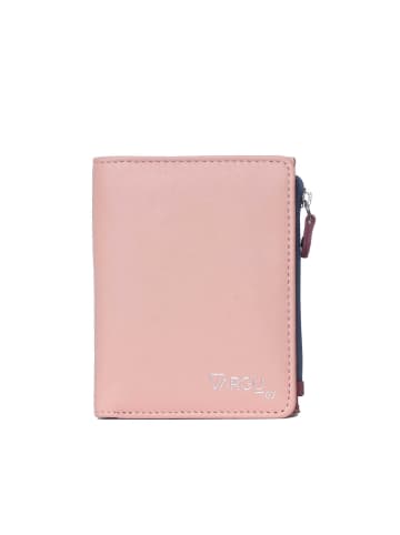 VARGU Echtleder Geldbörse ADA 1-A in light pink - mauve