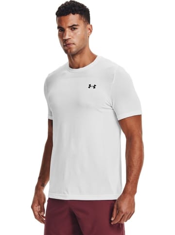 Under Armour T-Shirt "UA Seamless Kurzarm-Oberteil" in Weiß