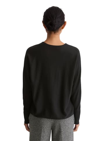 Marc O'Polo Feinstrick-Pullover oversized in Schwarz