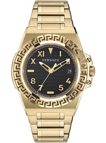 Versace Quarzuhr für Herren in gold