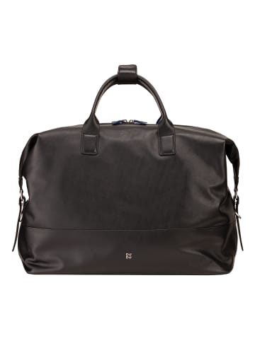 DuDu Miami Weekender Reisetasche Leder 43 cm in black