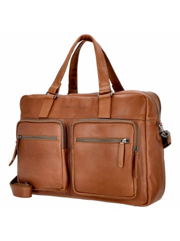 The Chesterfield Brand Misha - Aktentasche 17" Leder 43 cm (black) in cognac