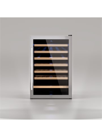 Les Petits Champs Weinkühlschrank 48 Flaschen CAVC48 Silber Energieklasse G
