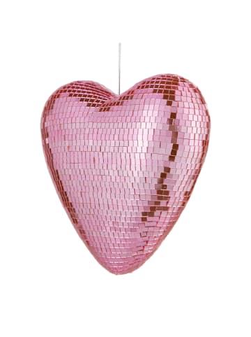 Butlers Spiegel Herz DISCO in Pink