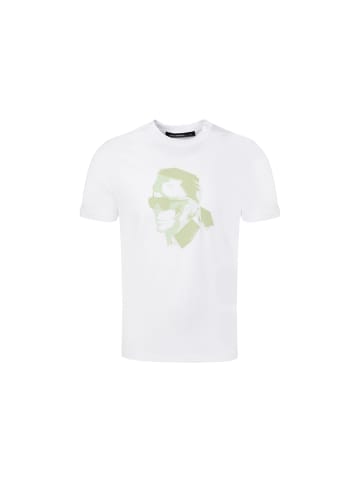 Karl Lagerfeld T-Shirt 755400 in weiss/gruen