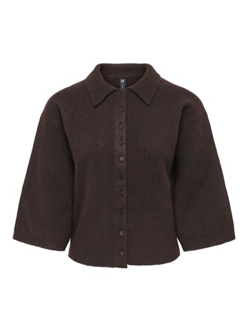 ONLY Strickjacke in Coffee Bean