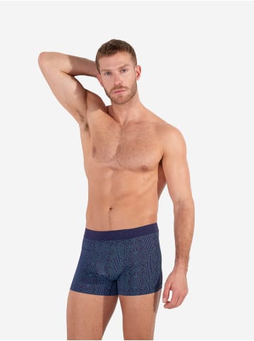 HOM Retro Boxer Jay Boxer Briefs HO1 in navy print