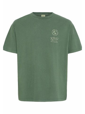 !SOLID Rundhals T-Shirt für Damen in grün