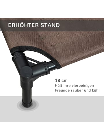 Pawhut Hundeliege Outdoor 76L x 61B x 18H cm