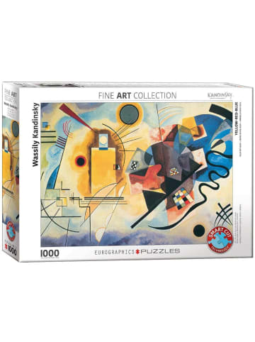 Eurographics Gelb Rot Blau von Wassily Kandinsky 1000 Teile