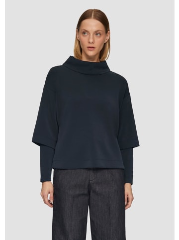 s.Oliver BLACK LABEL Sweatshirt langarm in Blau
