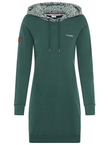 Kangaroos Sweatkleid in Dunkelgrün