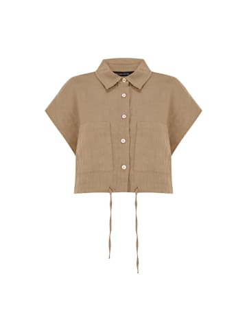 Freshlions Kurzarmbluse Savannah in brown