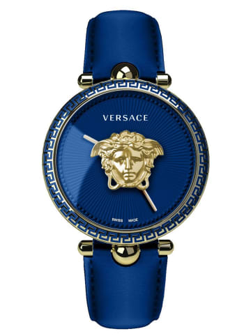 Versace Versace Damen Armbanduhr PALAZZO 39 mm Armband  VECO021 22 in blau