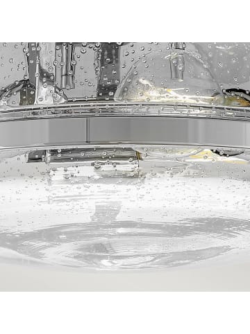 Licht-Erlebnisse Deckenlampe Ø 40 x (H)15.9 cm in Chrom poliert TransparentChrom poliert Transparent