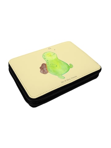 Mr. & Mrs. Panda Etui Schildkröte Pfeifen ohne Spruch in Gelb Pastell