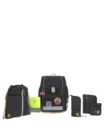 Lässig School Set Boxy Unique - Schulranzen Set 7tlg. (Gradient Green/Blue) in schwarz