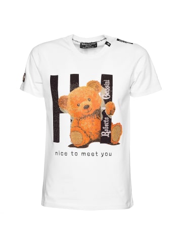 Roberto Geissini Nice to meet you T-Shirt Weiß Unisex