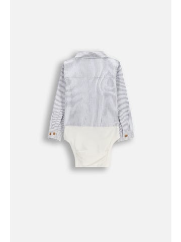 Coccodrillo Eleganter Body mit langen Ärmeln in blau