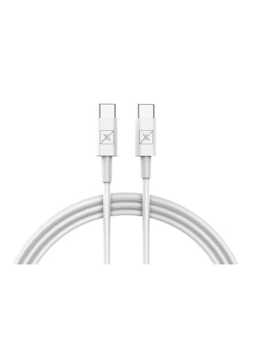 Wisam Auto-Ladegerät MX Kappa 18W PD+QC, USB-A+C+ C/C Kabel 20W PD, Weiß