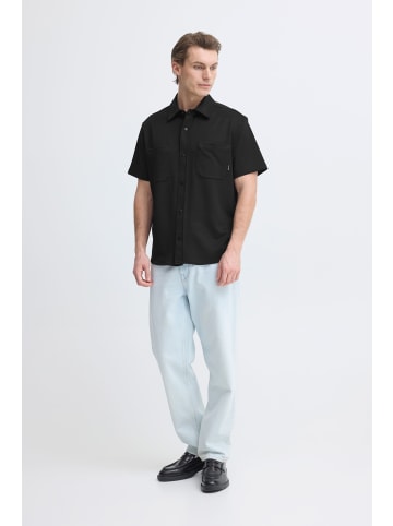 BLEND Kurzarmhemd BHAdrian in Schwarz