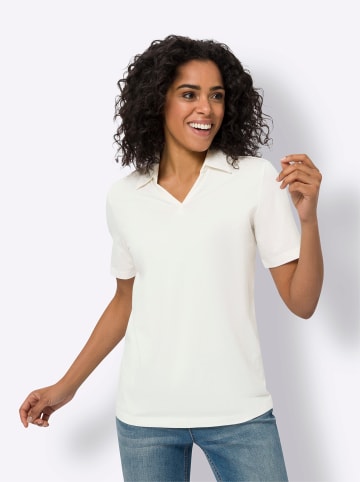 Sieh an! Poloshirt in ecru