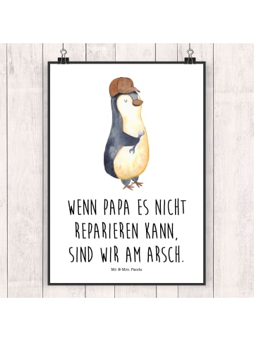 Mr. & Mrs. Panda Bild Wenn Papa es nicht reparieren kann, sind w... in Weiß