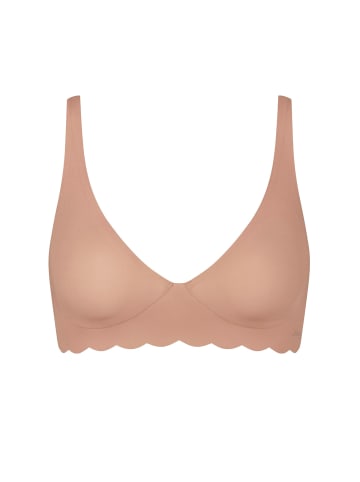 Sloggi Bügelloser BH ZERO Microfibre 2.0 Soft bra in CAMEO BROWN