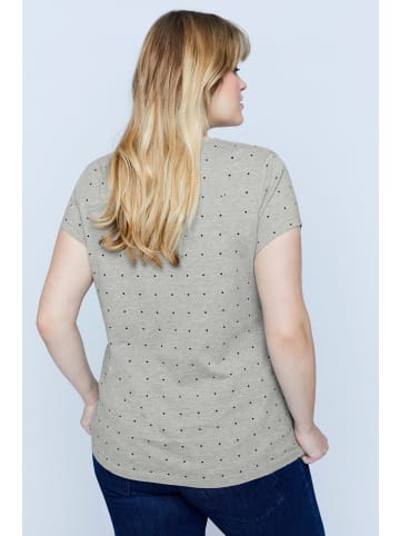 Ulla Popken Shirt in grau melange