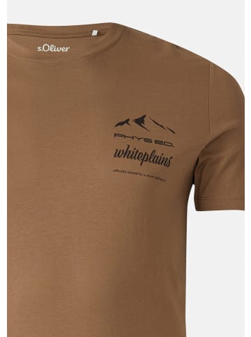 s.Oliver T-Shirt in 86D2_cognac