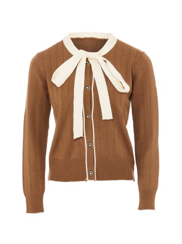 VIRITA Women Cardigan in Coffee