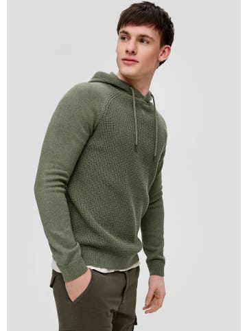 QS Strickpullover langarm in Olive