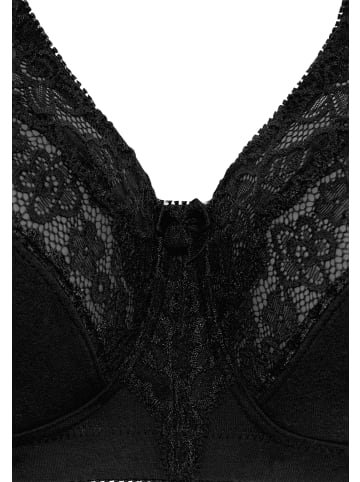 PETITE FLEUR Entlastungs-BH in schwarz