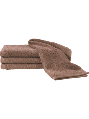 Erwin Müller Gästetuch 4er-Pack Ludwigsburg in braun