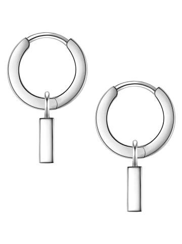 Glanzstücke München Creolen aus Sterling Silber mit Zirkonia in silber