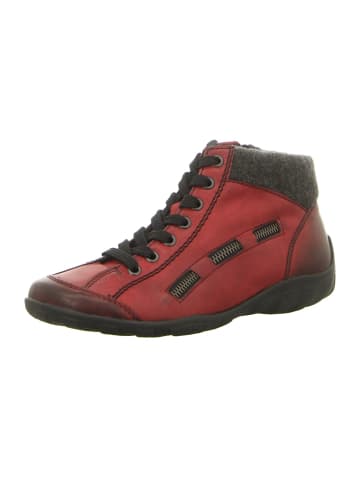 rieker Schnürschuh in rot kombi