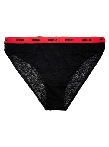 HUGO Triplet Brief Lace in Schwarz
