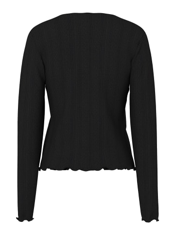 Pieces Strickjacke in Black