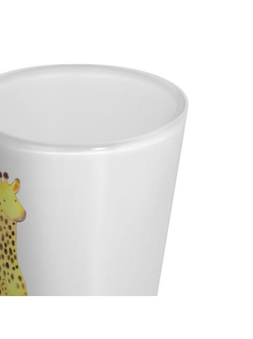 Mr. & Mrs. Panda Schnapsglas Giraffe Zufrieden ohne Spruch in Transparent