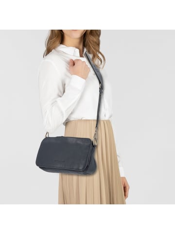 LIEBESKIND BERLIN Clarice Umhängetasche M Leder 27 cm in cobalt night