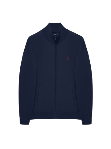 Polo Club Cardigan in Navy Blau