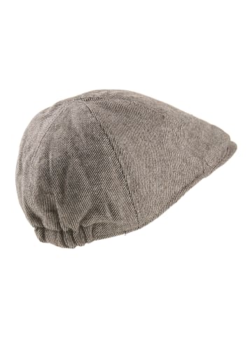 Man's World Schiebermütze in creme-braun