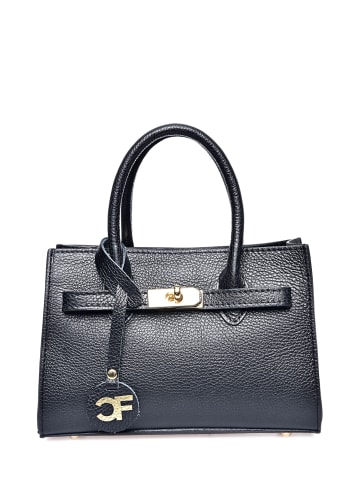 Carla Ferreri Henkeltasche in Schwarz