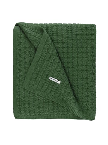 Tom Tailor Tagesdecke KNITTED in Dunkelgrün