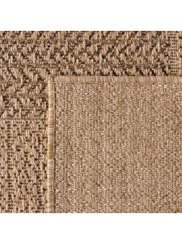 KADIMA DESIGN Teppich In-/Outdoor Jute-Optik Flachgewebe Kariert Polypropylen