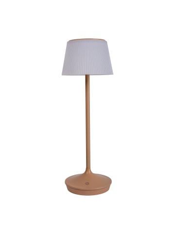 näve LED Außentischleuchte "EMMI" in beige - (L)13 cm x (B)13 cm x (H)38 cm - EEK E